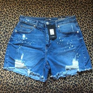 Brand New Fashion Nova Denim Shorts SIZE L